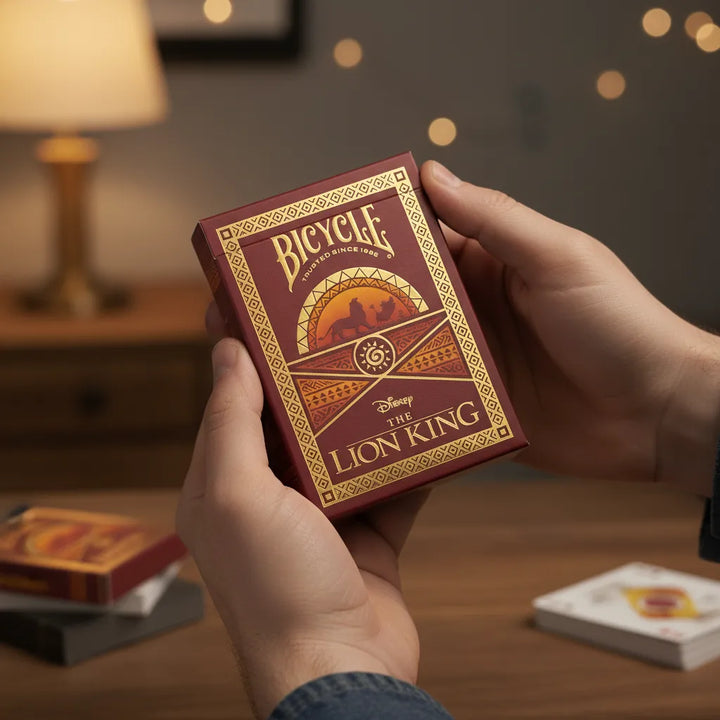 Barajas Cartas Bicycle Rey León Naipes Magia