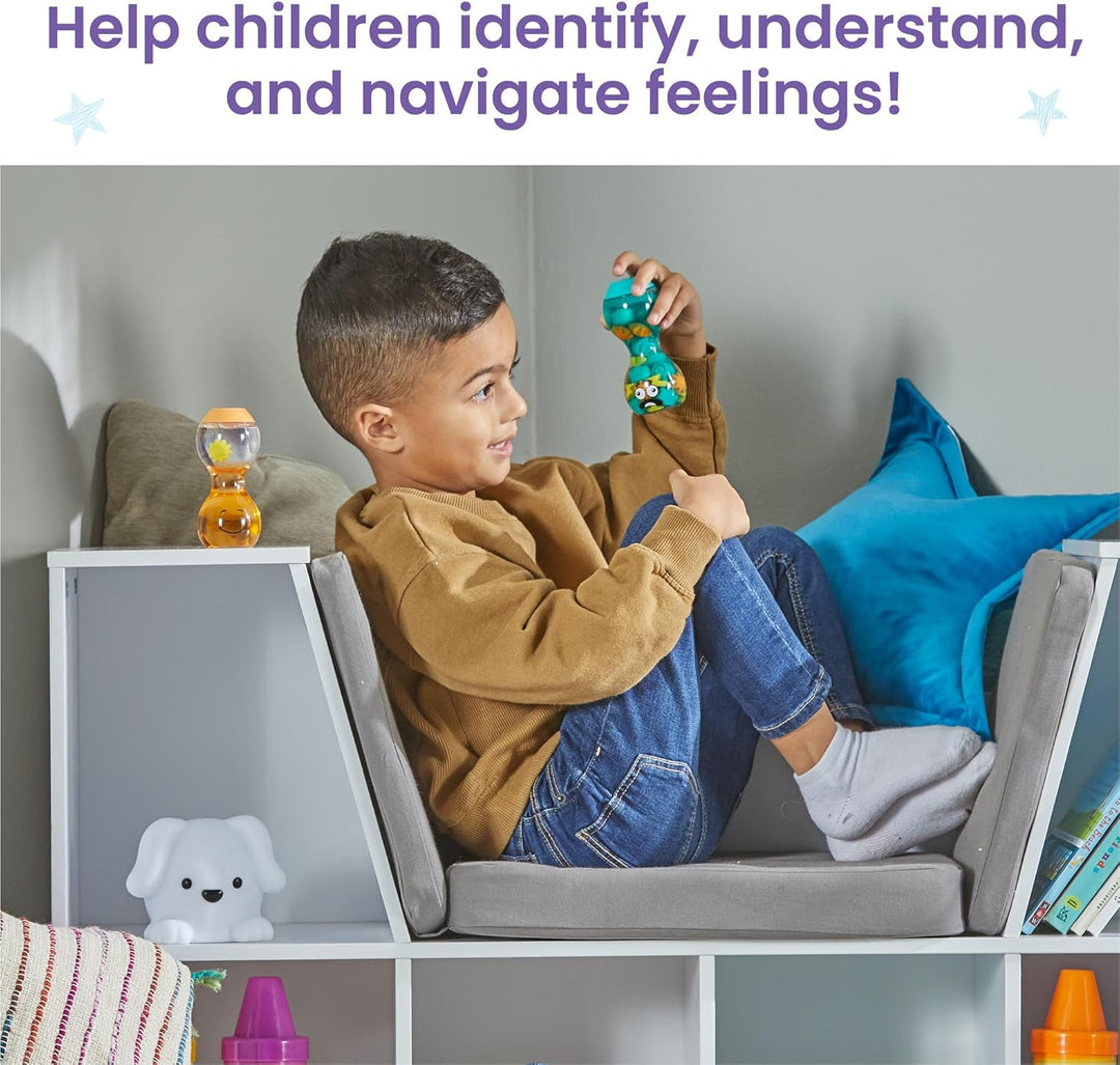 Juego Botellas Sensorial Emocional Para Niños