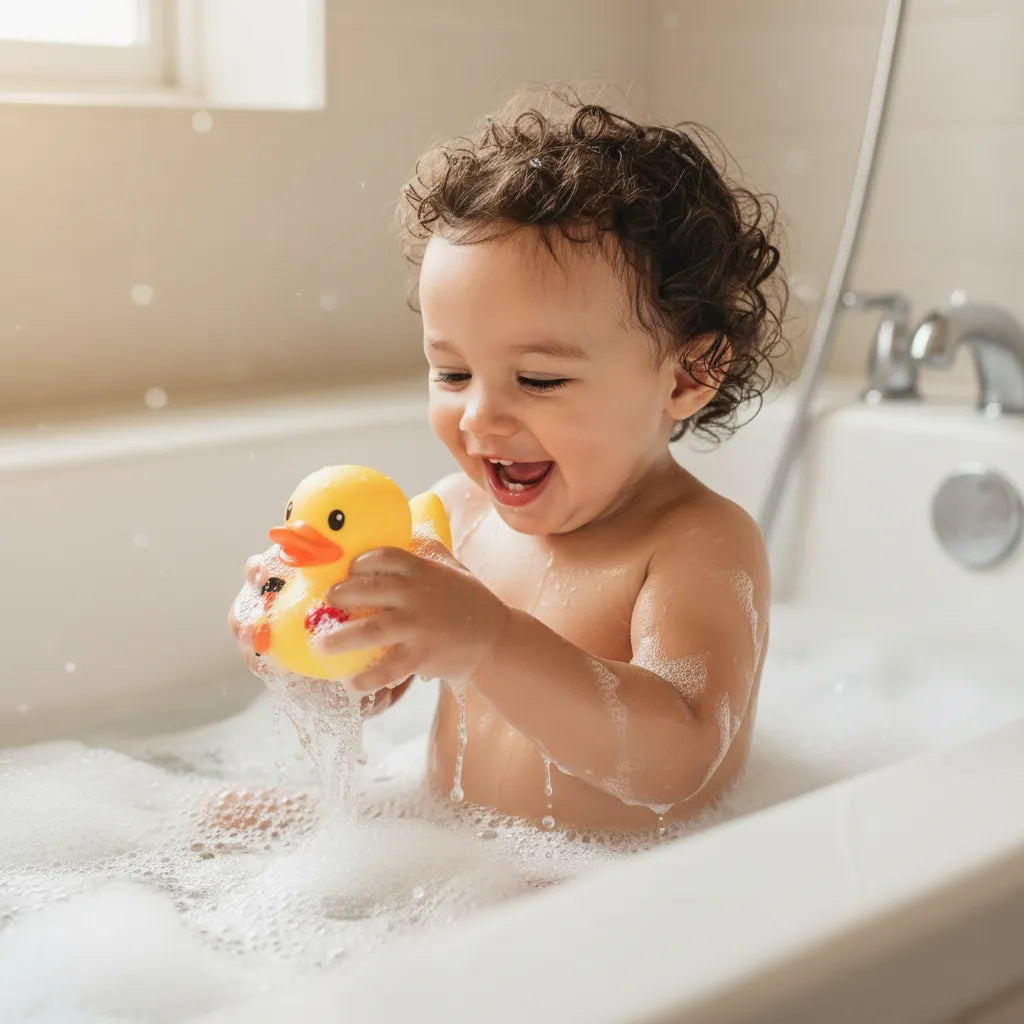 Juguete Patito De Baño Infantino Estudiante Para Bebés Niños