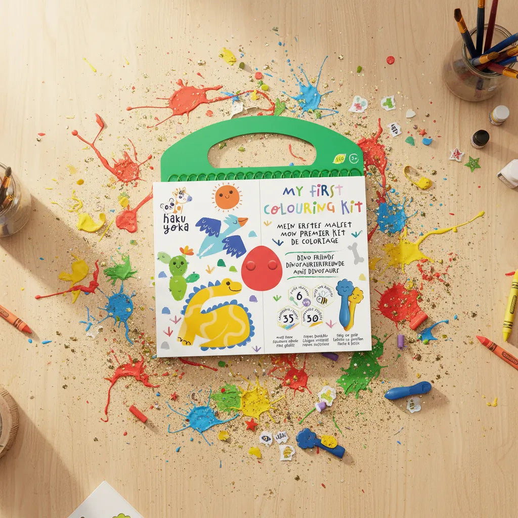 Set Mi Primer Libro Para Colorear dinosaurios