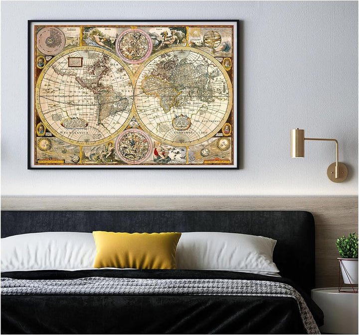 Rompecabezas Adultos 3000 Piezas Mapa Antiguo