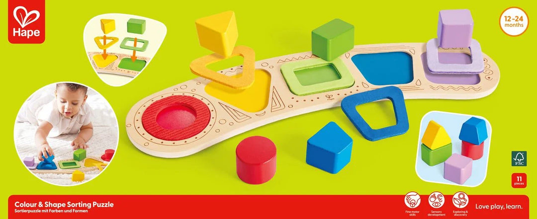 Juguete Didáctico Encaje De Formas Y Colores Para Niños