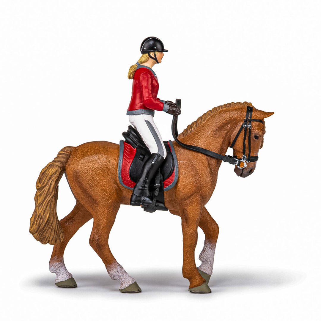 Juego figura de competencia Amazona y caballo