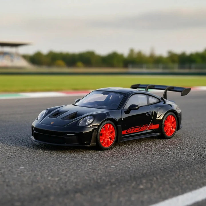 Carro Escala Bburago 1/43 Race Porsche 911 Gt3 Rs Negro