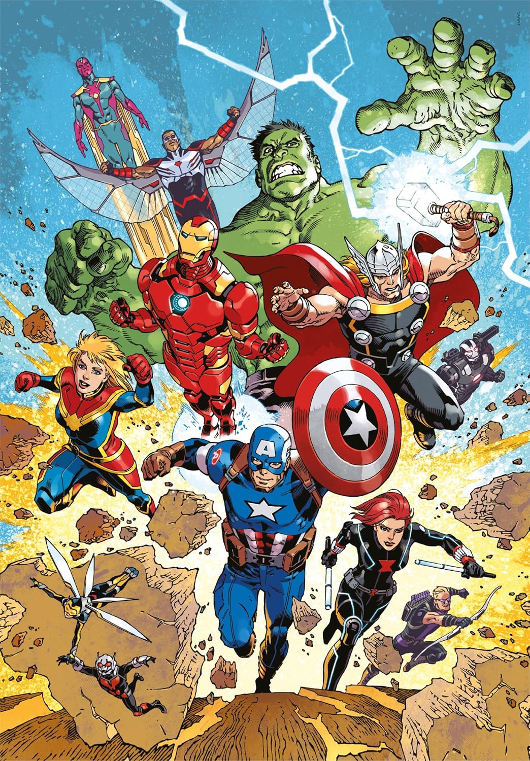 Rompecabezas 300 Piezas Avengers Para Niños