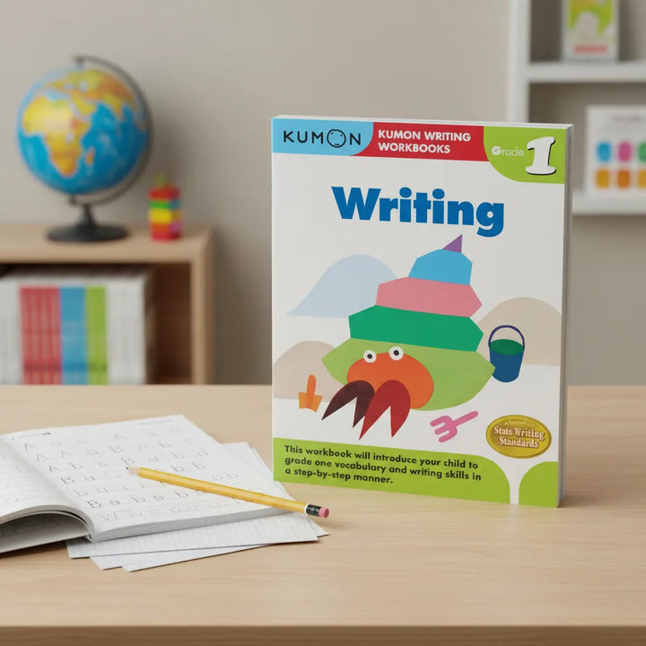 Libro didáctico Kumon Writing Grade 1 para niños niñas