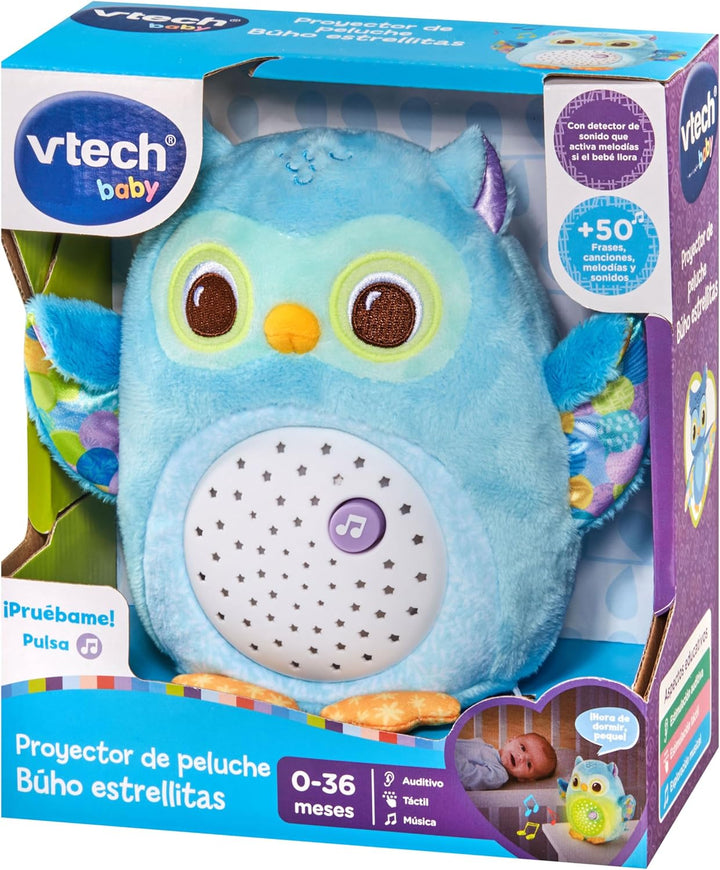 Proyector De Peluche Búho Luces Sonido bebé