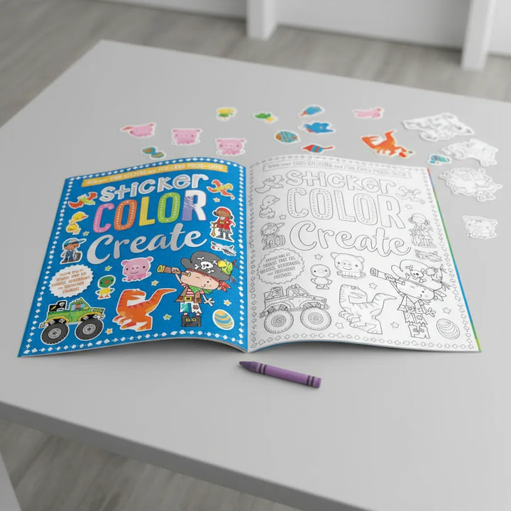 Libro De Actividades Sticker Color Create
