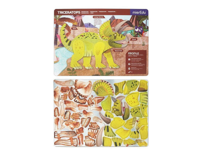 Juego Magnética Triceratops Para Niños