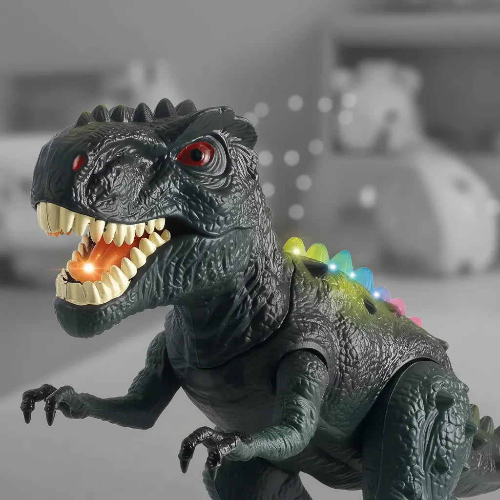 Dinosaurio T-Rex Luces Sonido Y Movimiento