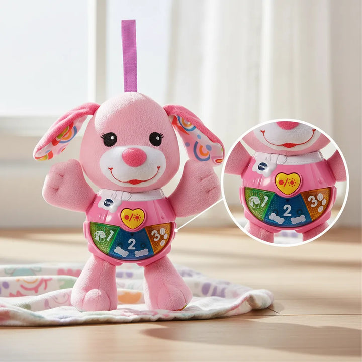 Juguete Bebé Peluche Perrita Luces Sonido