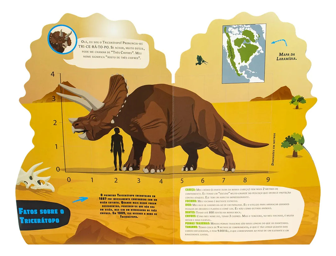 Libro Infantil Tricerátopos Lexus Para Niños