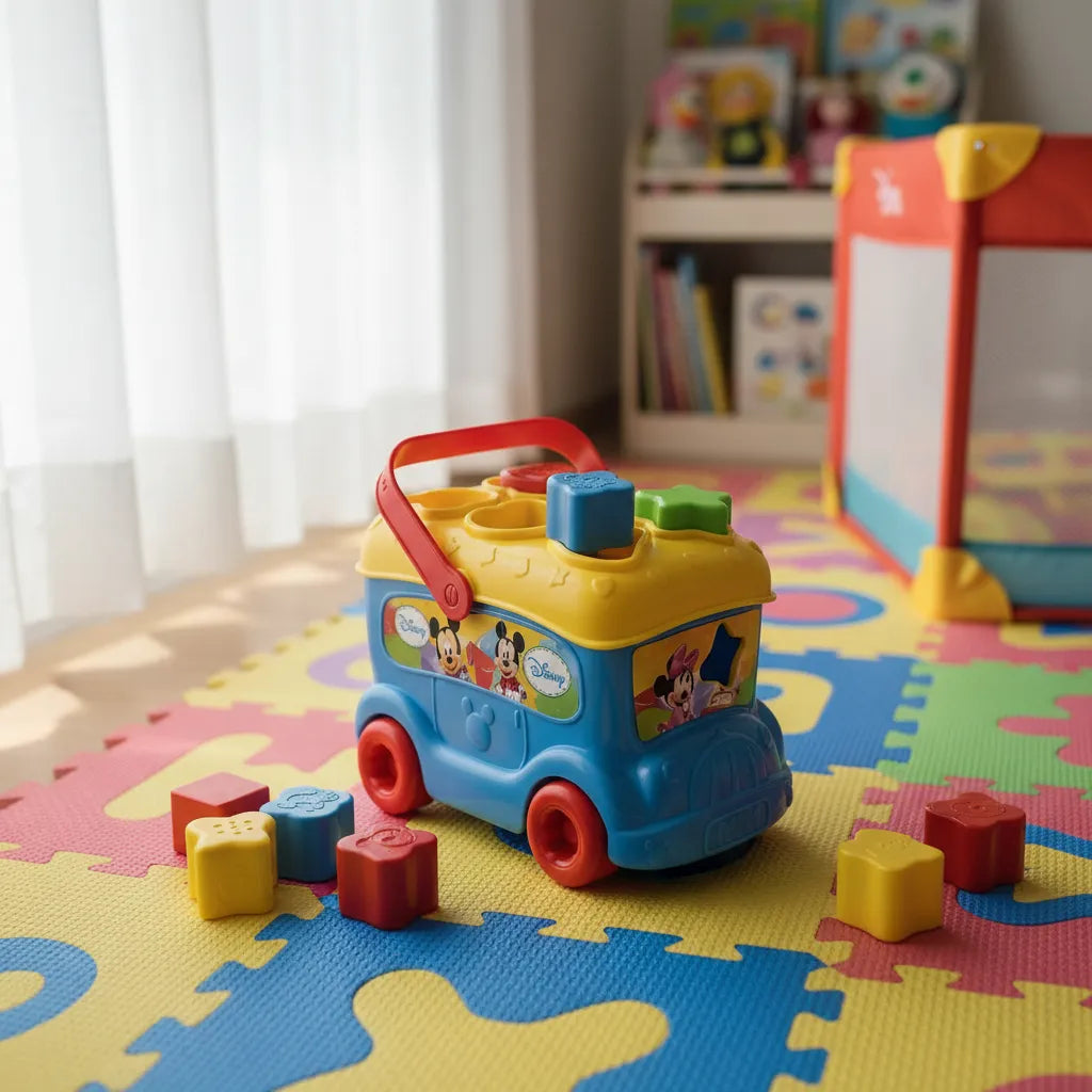 Juego Didácticos Autobús Formas Para Niños
