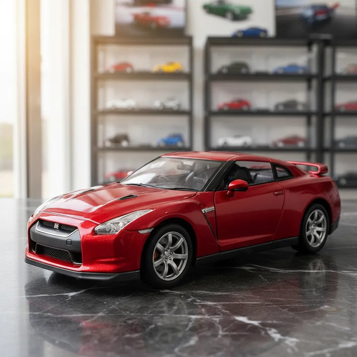 Carro Coleccionable A Escala 1:32 Nissan Gt-r R35 Rojo