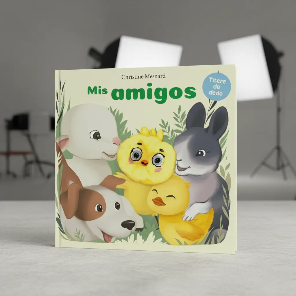 Libro Mis Amigos Títeres Dedos Para Niños