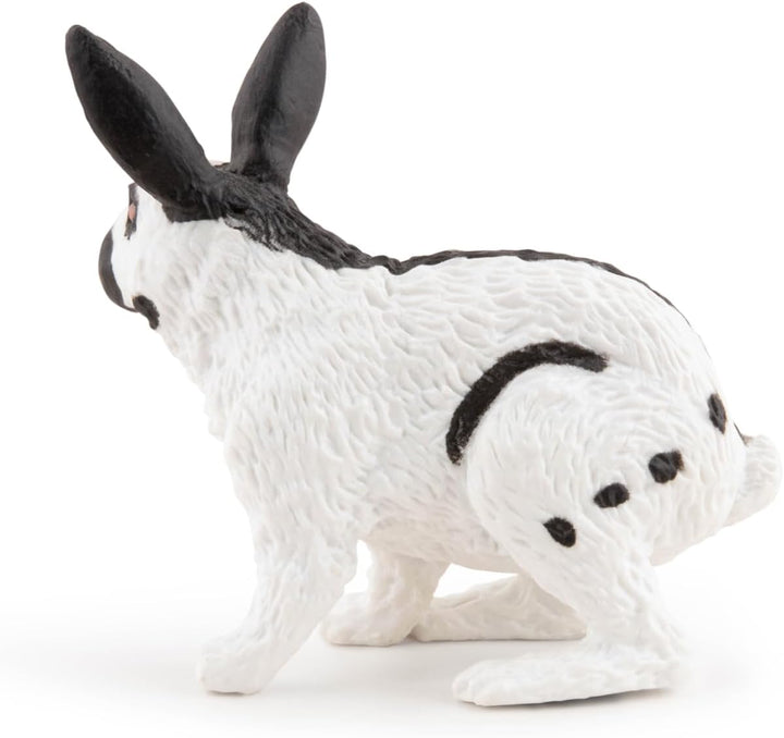 Figura Conejo Blanco Pintada A Mano Papo