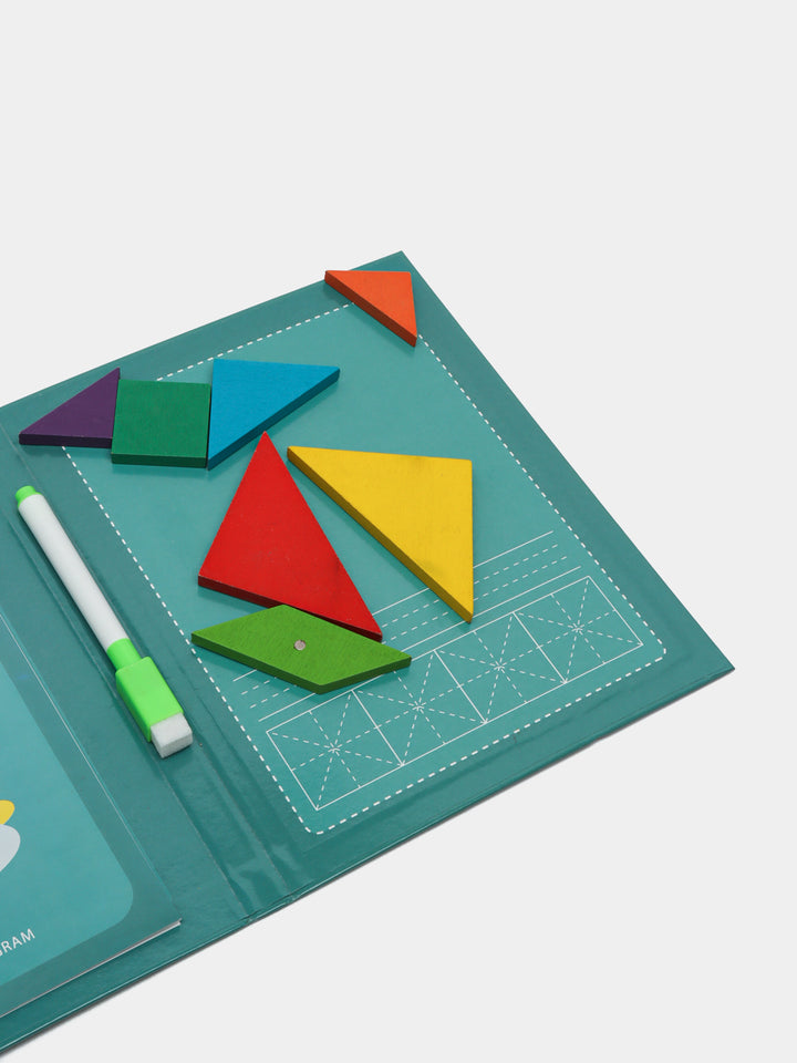 Juego Libro Tangram Magnético Para Niños