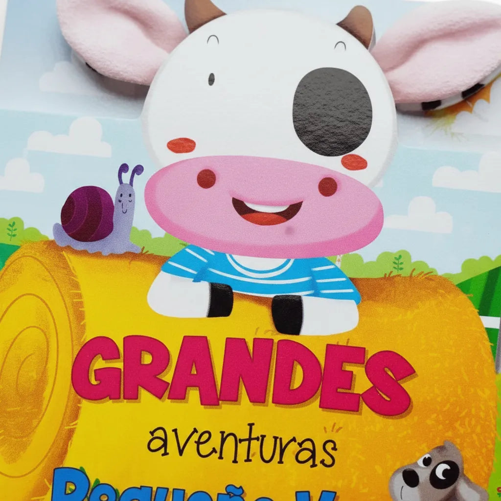 Libro Grandes Aventuras  La Pequeña Vaca Para Niños