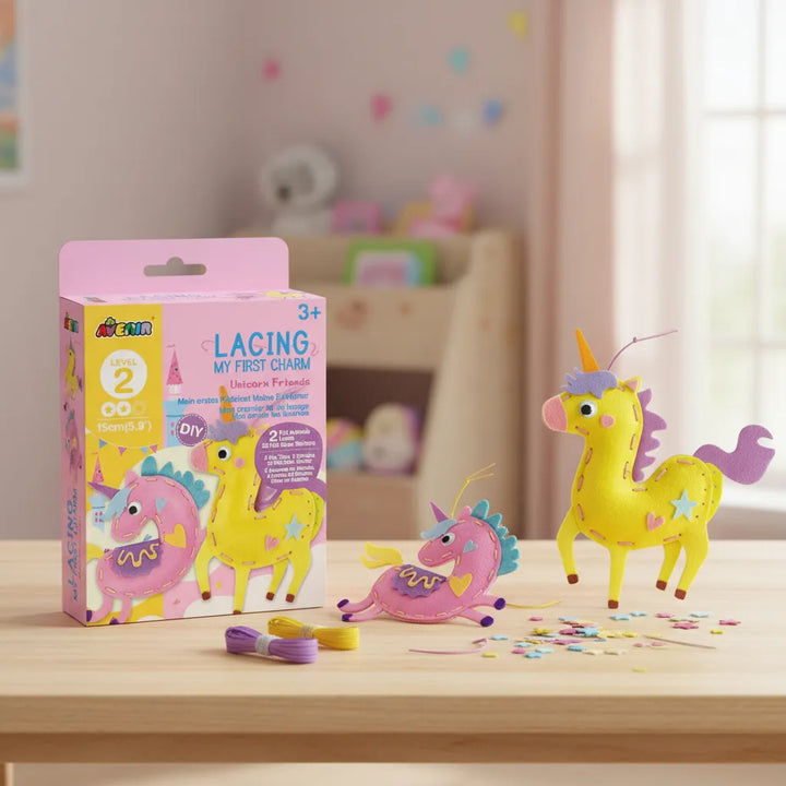 Set De Arte Y Manualidades Unicornios Tejidos Lv2