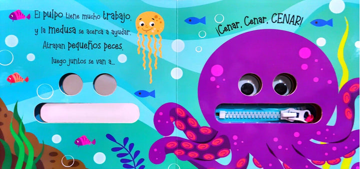 Libro Infantil Interactivo Amigos Del Mar  Niño