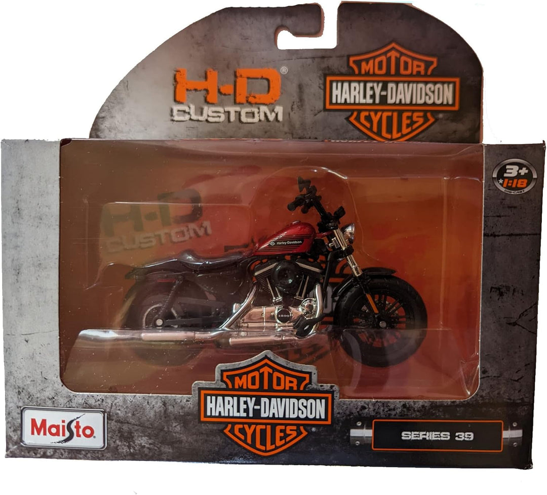Moto Harley-davidson Roja 1:18 Serie 3939