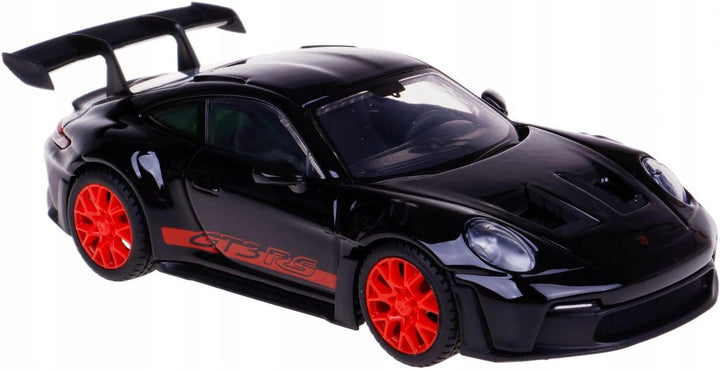 Carro Escala Bburago 1/43 Race Porsche 911 Gt3 Rs Negro