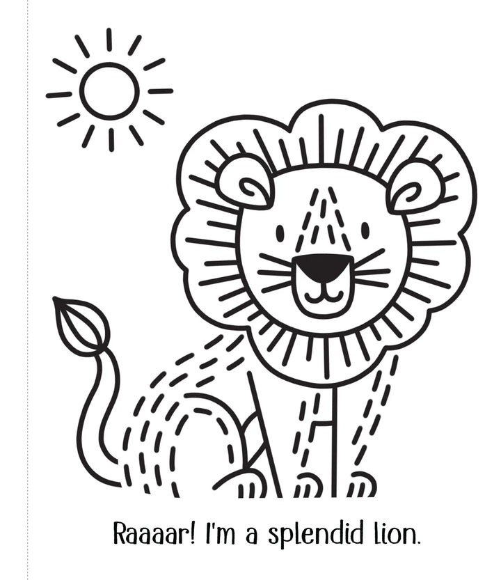 Libro Infantil  Zoológico Pinta Con Agua Niños