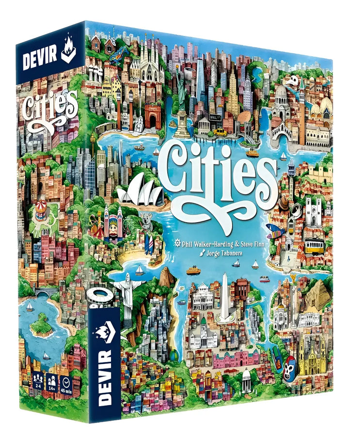 Juego De Mesa Cities Construcción Adultos