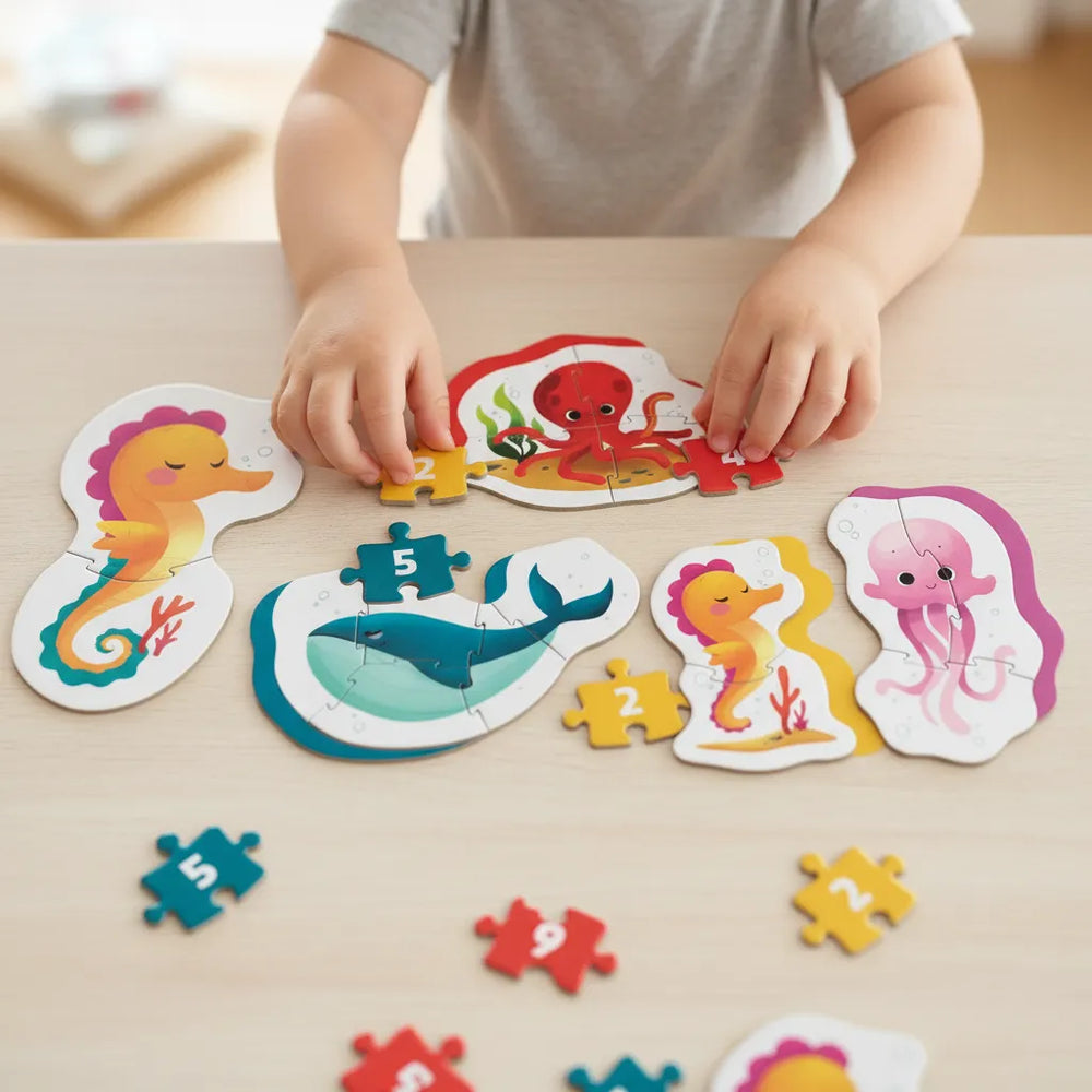 Rompecabezas Mi Primer Puzzle Animales Marinos Para Niños