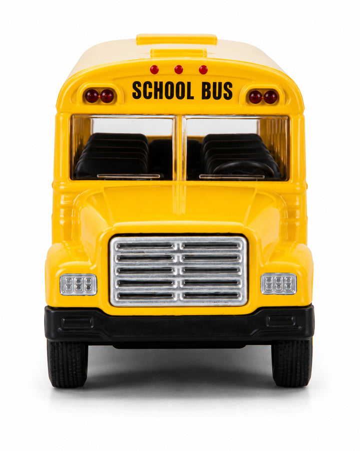 Carro Coleccionable A Escala 1/36 School Bus Amarillo