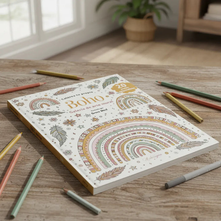 Libro Creativo Para Colorear Tu Propio Boho Niños