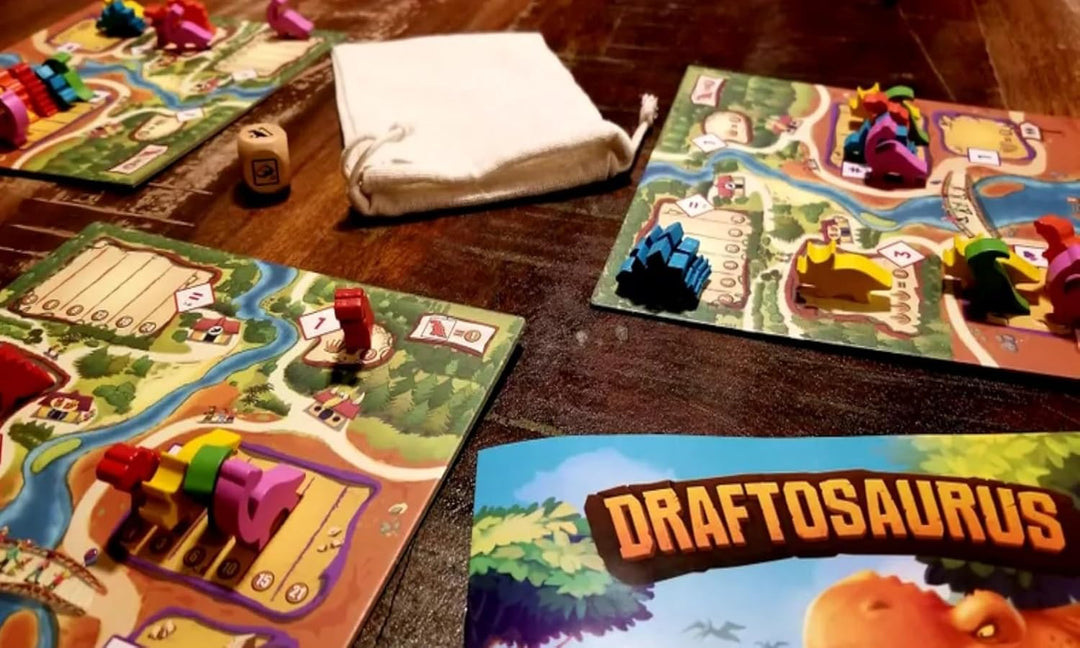 Juego De Mesa Draftosaurus Para Niños Familiar