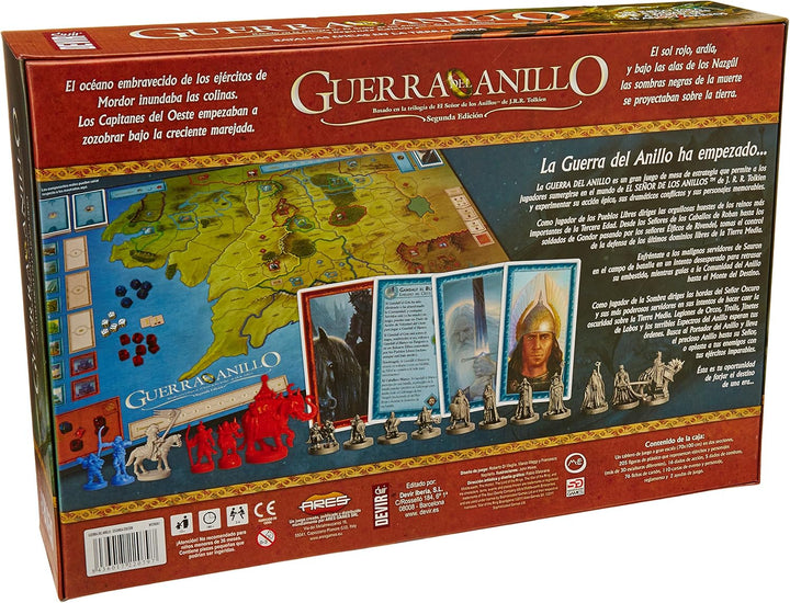 Juego De Mesa Guerra Del Anillo Para Adultos