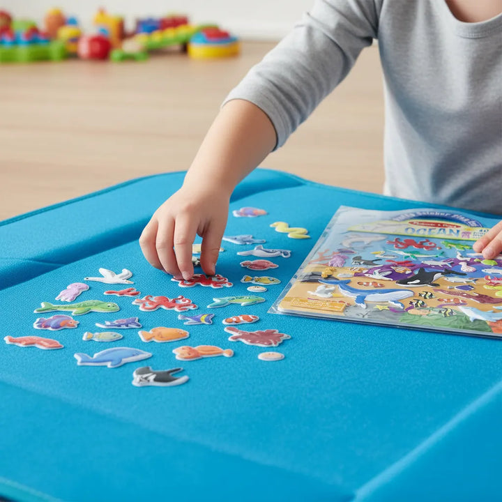 Libro De Calcomanías El Océano  Para Niños