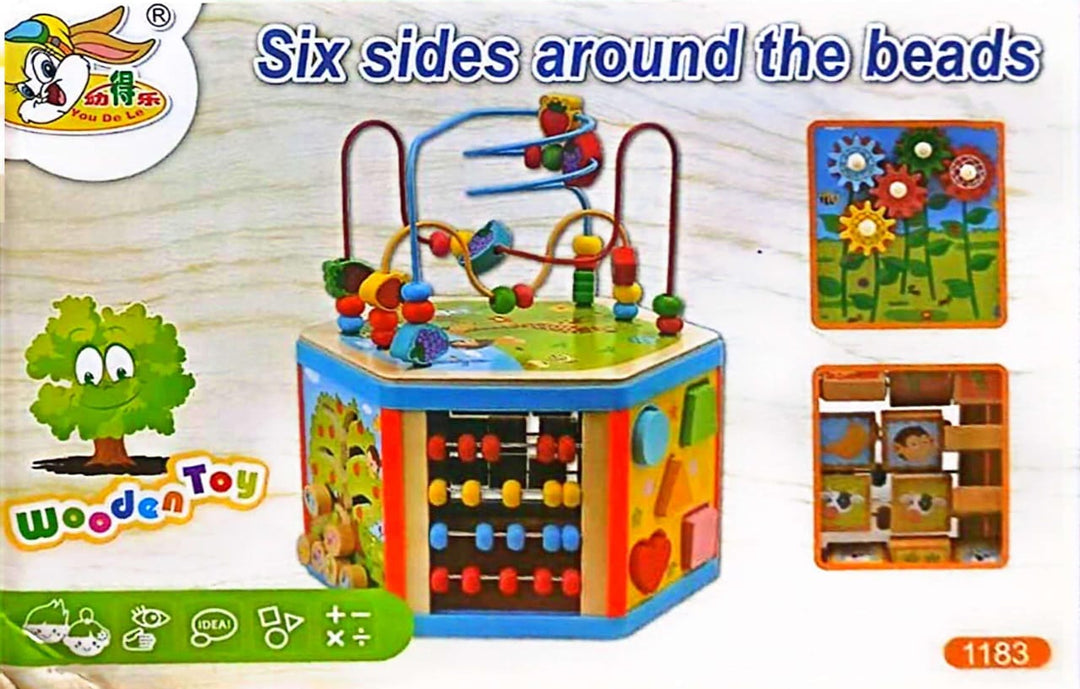 Juguete De Madera Cubo Didáctico Para Niños