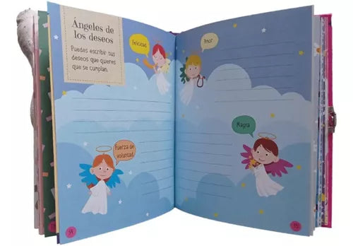Libro Mi Diario Secreto Bolígrafo Tinta Invisible Niñas