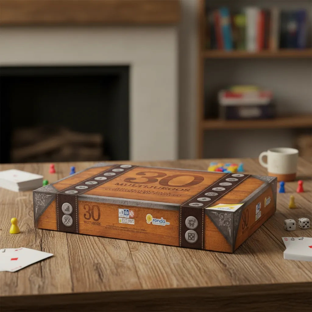 Juego De Mesa Multijuegos X 30 Juegos Familia Niños