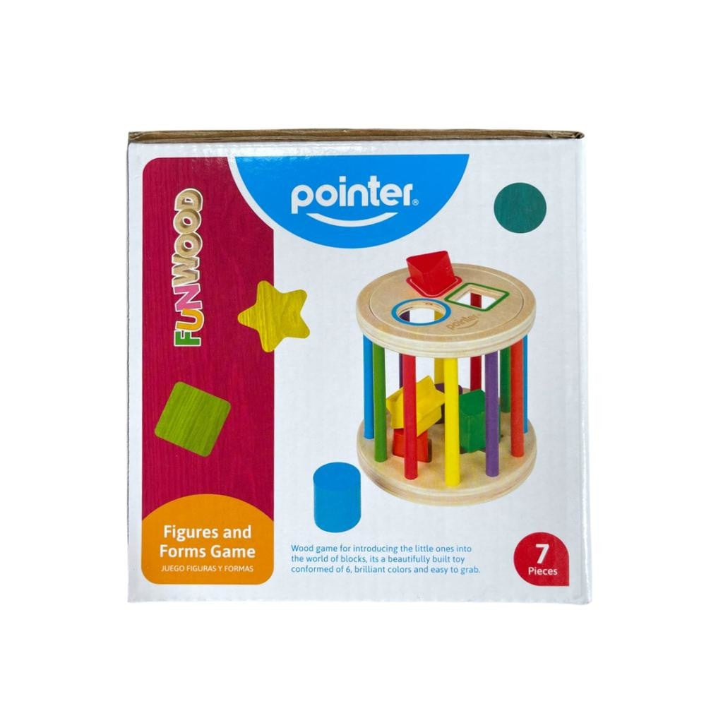 Juego Didáctico Encaje De Figuras Madera Niños