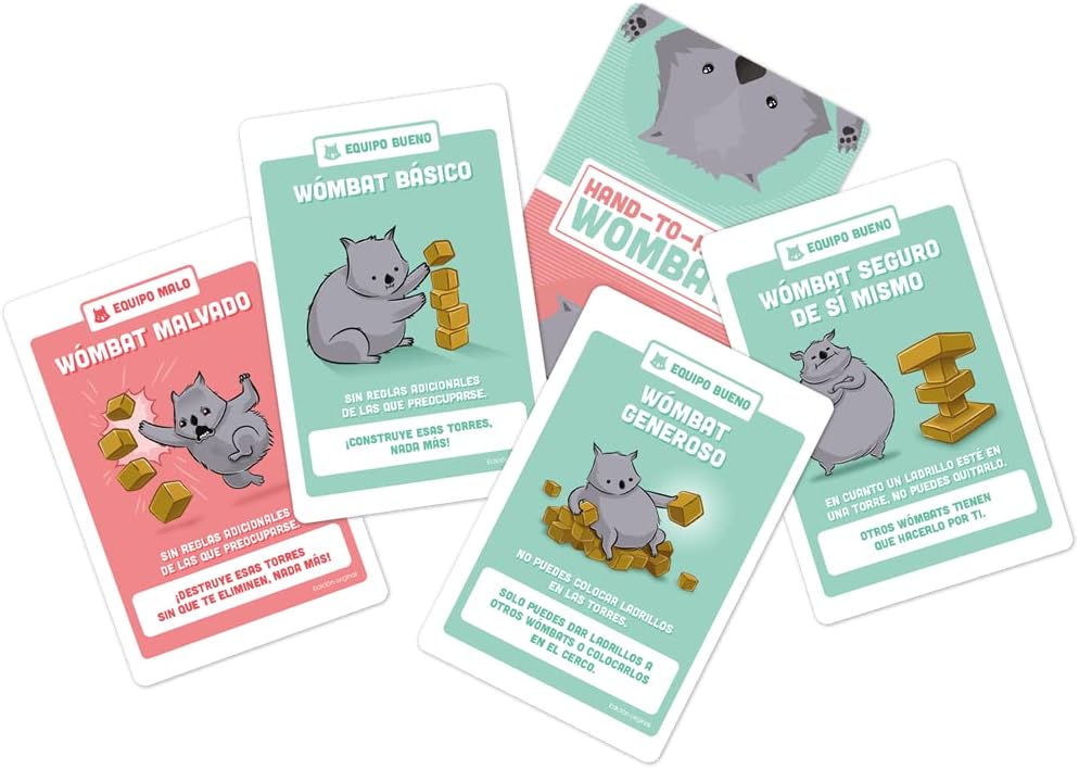 Juego De Mesa Hand To Hand Wombat Adulto