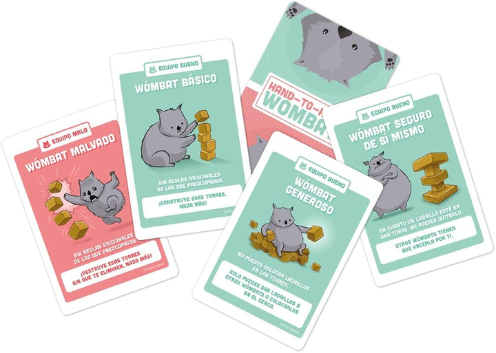 Juego De Mesa Hand To Hand Wombat Adulto