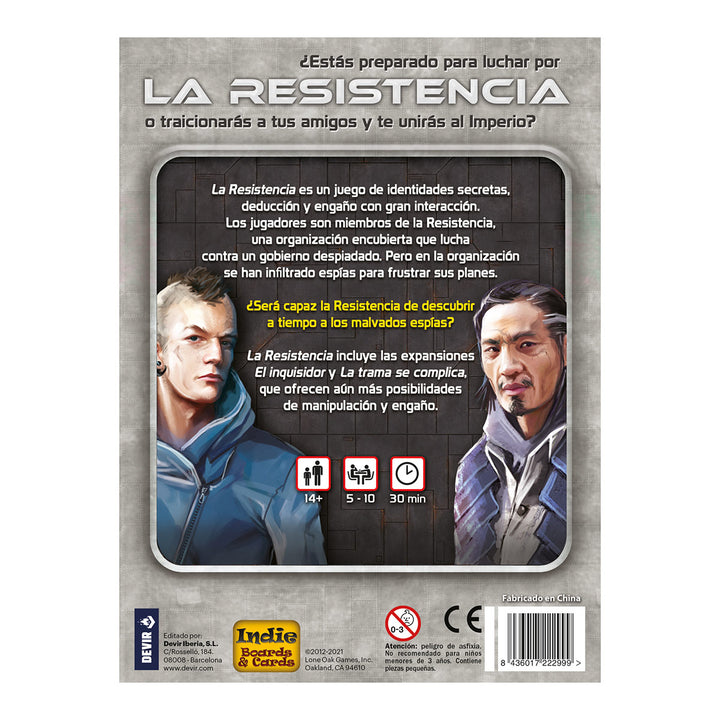 Juego De Mesa La Resistencia Estrategia Adultos