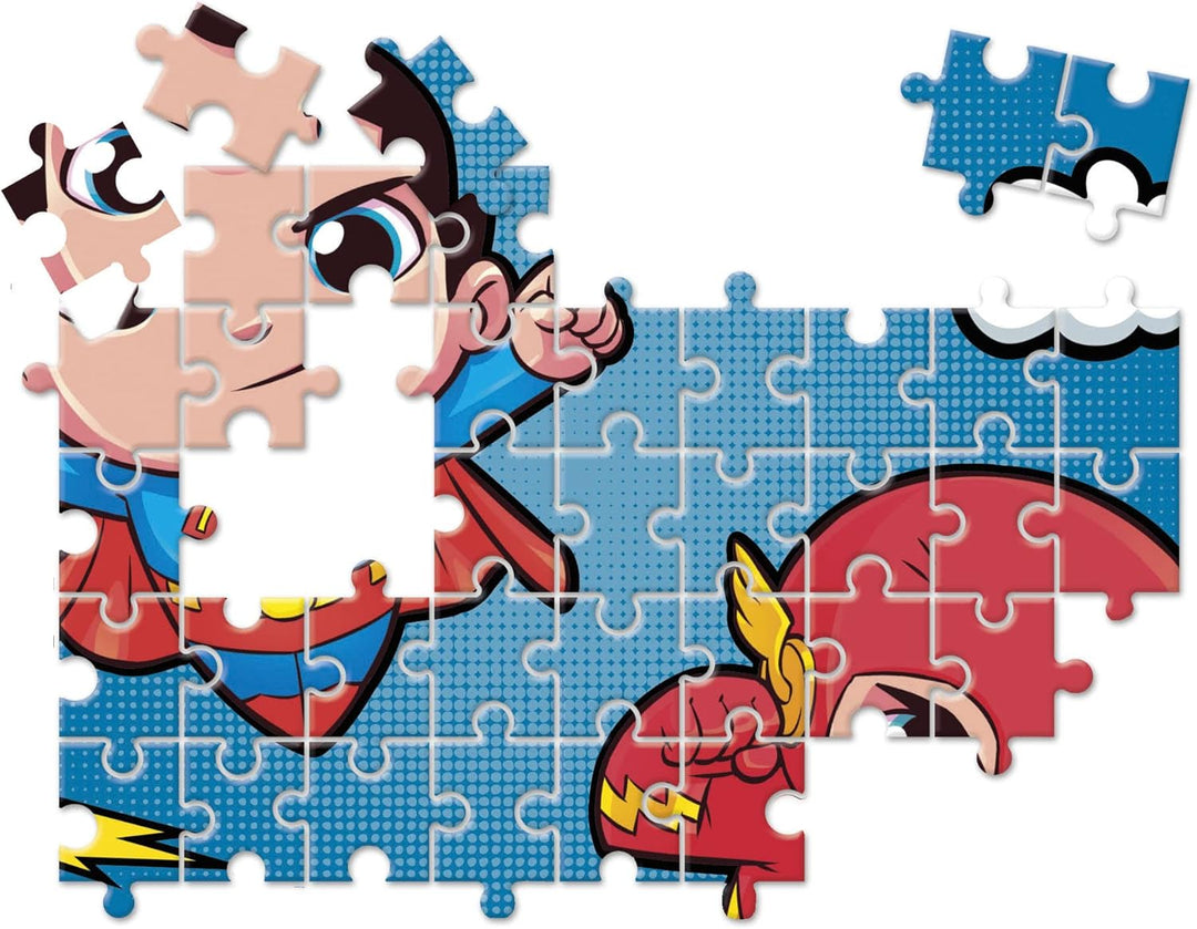 Rompecabezas 10 En 1 Super Friends Para Niños
