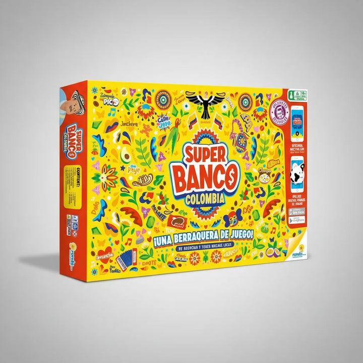 Juego De Mesa Super Banco Colombia Niños