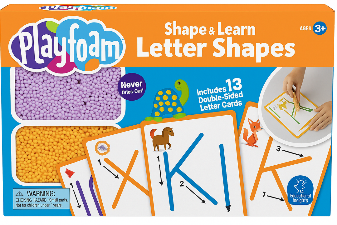 Juego Playfoam Crea Letras Y Aprende Niños