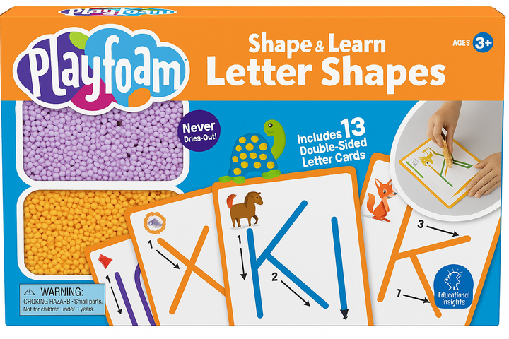 Juego Playfoam Crea Letras Y Aprende Niños