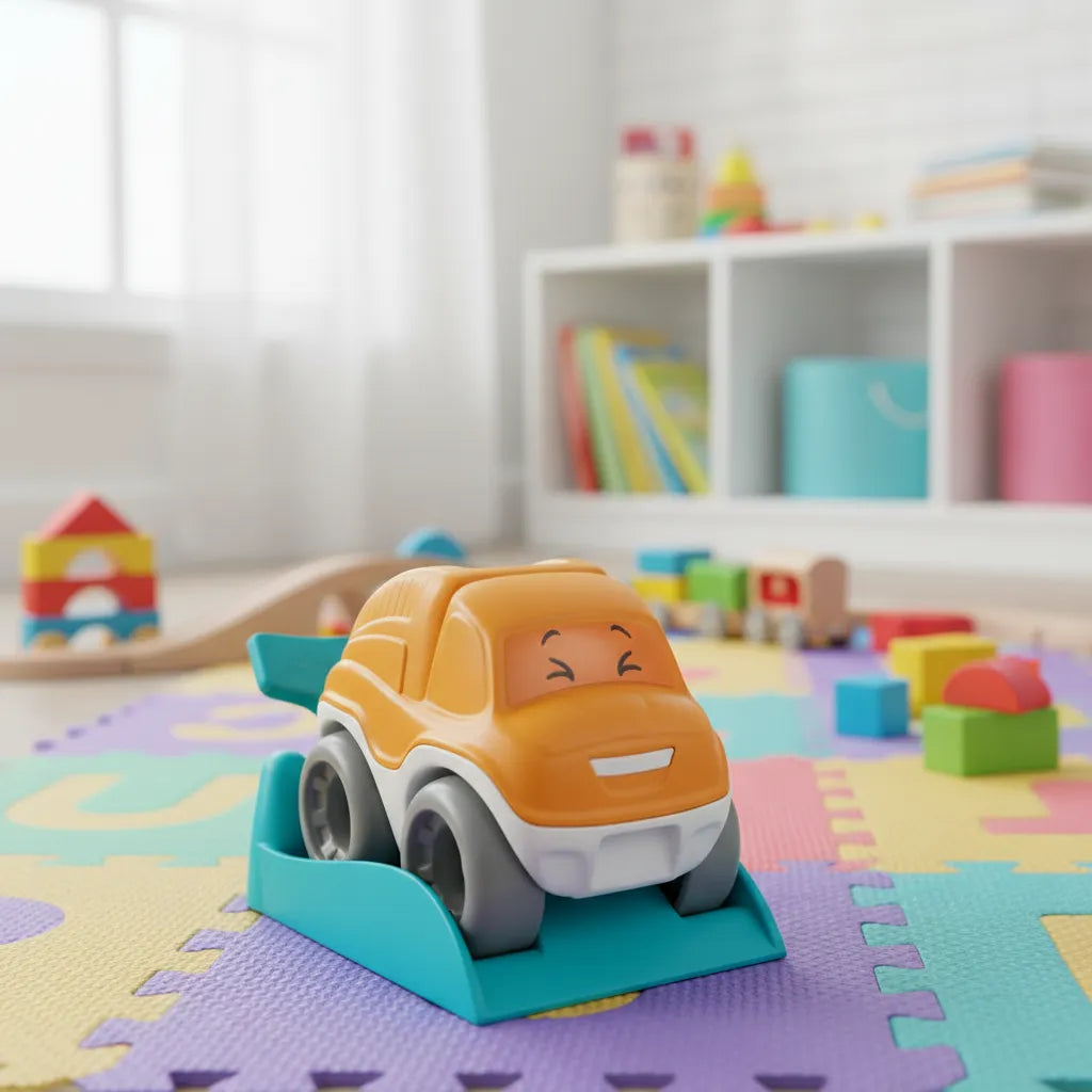 juguete carro giros locos Naranja para niños