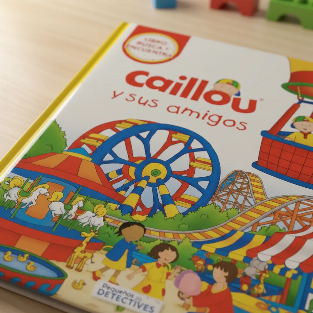 Libro Interactivo Caillou Y Sus Amigos Para Niños
