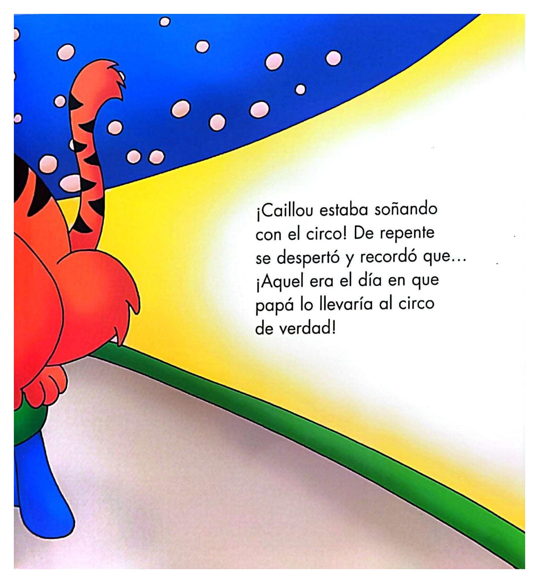 Libro Infantil Caillou El Desfile Del Circo