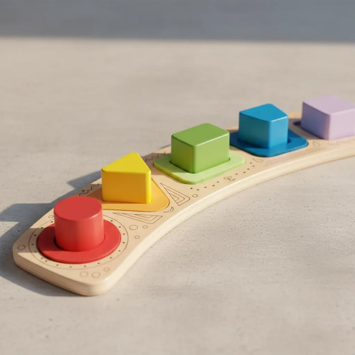 Juguete Didáctico Encaje De Formas Y Colores Para Niños