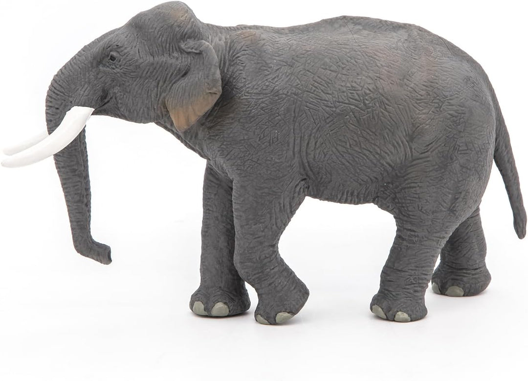 Figura Elefante De Asía Pintada A Mano papo